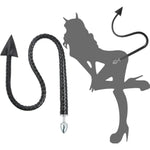 Plug With Devil'S Tail, 108 Cm Extra Long Tail With Metal Anal Plug, 2 In 1 Faux Leather Devil Sex Whip Tail Sex Toys, Fetish Cosplay Role Play Sm Sex Toy Butt Plug For Couples Women And Men Sex Life