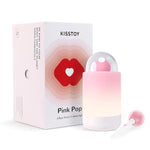 Kisstoy Clitoral Vibrator, Night Lamp Lollipop Sex Toy For Women Clitoral Nipple, Pink Pop With 10 Vibrating Modes, 2 Light Mode, Dustproof, Creating The Atmosphere For Women Couples Adult Sex Games