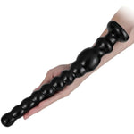 13Inch Anal Bead Butt Plug - Long Anal Dildo With 10 Bead Flexible Anal Plug Anus Dilator Vaginal Prostate Massage Stimulation Anal Sex Toy For Women Men Couple Lover (L)