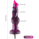 Sex Machine Dildo,8.6 In Knot Dildo Silicone Monster Dildo With Quick Air Connector For Thrusting Sex Machine,Sex Machine Attachments