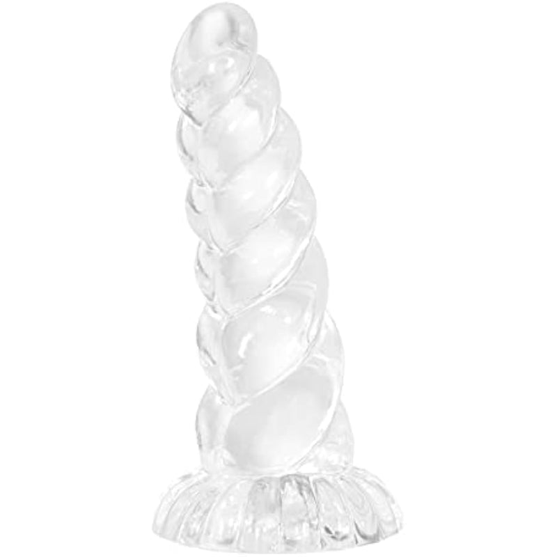 Realistic Monster Dildo - 8.3" Big Anal Dildo With Strong Suction Cup, Huge Anal Plug Prostate Massager For Hands-Free Play Adult Sex Toys For Women Clear