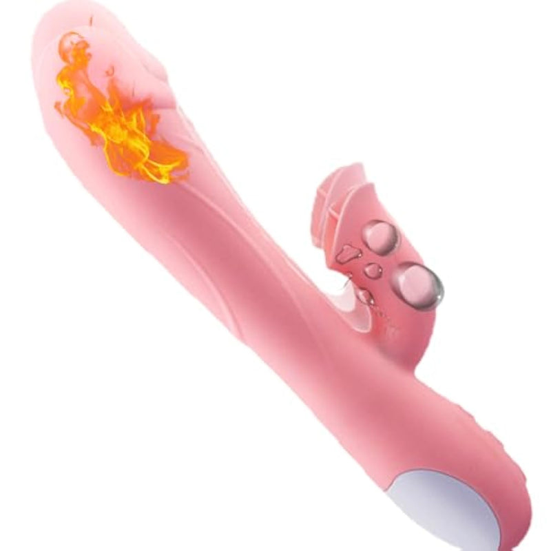 New Rose Vibrating Dildo Adult Sex Toy For Women G Spot Vibrator For Couple Stimulator Sex Toys Dildos Rabbit Vibrators With 12 Vibration Modes For Body New Rechargeable