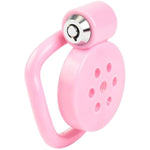 Male Flat Chastity Cage Chastity Lock With 7 Holes Penis Chastity Device Men Beginner Cage Bondage Cock Cage To Prevent Erection Adult Sex Toys