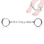 Bdsm Sex Restraints Adjustable Bondage Metal Anklecuffs, 5 Adjustable Sizes, No Lock Design For Sm Sex Games Couples Sex Toy