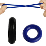 Romi 10 Pcs Male Penis Ring Waterproof Silicone Cockrings Cock Ring Delay Head Glans Ring