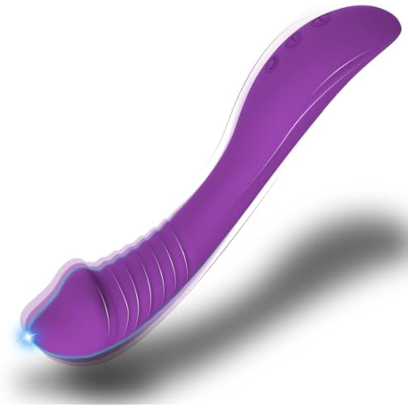 Realistic G-Spot Dildo Vibrator For Women - Powerful Vaginal Massager Clitoral Stimulator With 10 Vibrating Modes, Silicone Adult Sex Toys