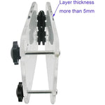 Acrylic Testicle Crusher (Color: Clear Size: 40Mm/50Mm, 45Mm/55Mm,50Mm/60Mm)(M)