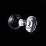 Big Ball Transparent Crystal Anal Butt Plugs Stimulation Masturbation Ball Trainer Couple Flirt Adult Anal Sex Toys(M)