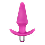 Blush Luxe 5" Discover Vibrating Starter Anal Plug, Ultrasilk Silicone Tapered Butt Plug, 10 Vibe Modes, Ez Handle, Ipx7, Removable Bullet - 2-In-1 Play Adult Sex Toy For Women, Men, Couples - (Pink)