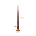 Gold Plated Soft Butt Plug, Long Anal Dildo for Men and Women