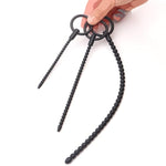 Silicone Urethral Sounds Large O-Ring Urethral Plug With Beads 3 Pcs Urethral Dilators In Different Lengths For Male Masturbation Play