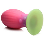 Xeno Egg Glow In The Dark Premium Silicone Egg Adult Sex Toy For Women Men & Couples. Roleplay Egg With Strong Suction Cup And Textured Sides For Stimulation. X-Large