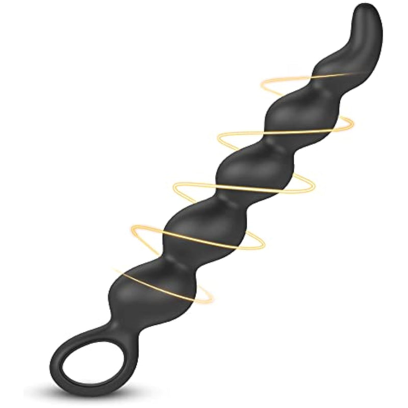 Sex Toys Anal Beads- Anal Plug Silicone Dildo Prostate Massager For Men, Butt Plug Female G-Spot Stimulator, Adult Anal Training Sex Toys For Men Women & Couples