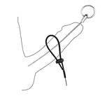 Male Metal Urethral Sounding Penis Plug Urethral Sounds Toys Multi Beads Penis Plug With Penis Cock Ring(6Mm)