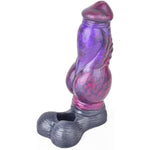 Monster Penis Extender Sleeve With Cock Ring: Male Penis Sleeve Enlarger Silicone Penis Cover Adult Sex Toy, Knot Penis Sheath For Men (Purple)