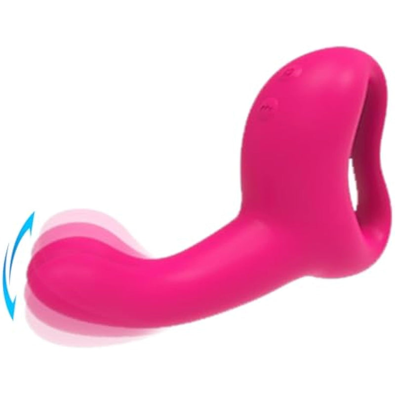 Diggle Motion Prostate Massager Anal Vibrator, Adult Prostate Vibrator Anal Plug Sex Toy With 10 Digging Modes &10 Vibrating Butt Plug For Male & Female Anal G-Spot Stimulator(Rose Red)