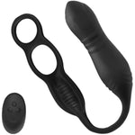 Full Waterproof Anal Plug Anal Vibrator For Male 10 Vibration 3 Thrusting Adjustable Prostate Massage Adult Sex Toy
