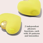 goop Wellness Heartthrob Vibrator | Clitoral Stimulator & Massager | 2 Motors with 3 Speeds and 7 Vibrating Patterns Each | Rechargeable & Water Resistant | Phthalate, Latex, & BPA Free