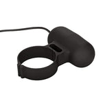 Waterproof Power Cockring Vibrating Adult Sex Toy for Men - Black