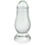 Super Large Butt Plug Trainer Glass Anal Plug Prostate Massage Sex Toy,Huge Crystal Anal Plug Anal Sex Toys For Advanced Adult Men Women And Couples (S)