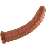 14.33 Inch Long Huge Brown Anal Dildo No Balls,Realistic Extra Long Dildo Anal Plug With Small Glans And Strong Suction Cup Dildos For Deepest Sex Sex Toy For Women Men Gay