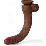 Sex Toys For Women 15 Inch Thrusting Dildo With Body-Safe Material Strong Suction Cup, Soft Lifelike Anal Dildos Adult Toy With Monster Size For Men, Long G-Spot Stimulator With Balls (Wheat)