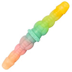 Double Ended Fantasy Dildo: Knotted Fist, Hand Ended, Anal, Long Headed, Textured Silicone, G-Spot, Dual, Two Headed, Penetration For Couples, Fisting, Couple, Lgbt Sex Toys (Knotted Double Dildo)