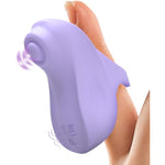 Finger Vibrator For Women, 10 Vibration Modes With Heating Function, Clitoral G-Spot Stimulation, Rechargeable Waterproof Silicone Sex Toy