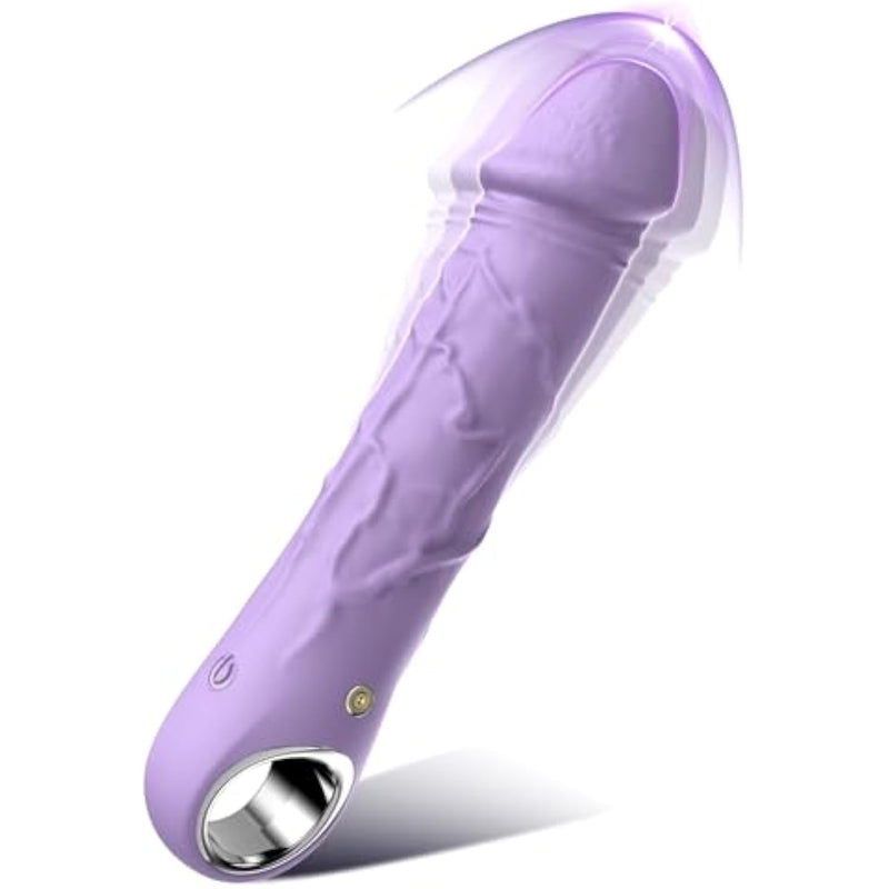 7.1 Inch Realistic Silicone Dildos - Clitoris G Spot Dildo Vibrator Wand With 10 Vibrates, Sexual Toy Female Adult Sex Toys For Women Couples Pleasure