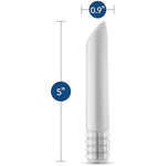 Oh My Gem - Bold 5 Inch Clitoral Bullet Vibrator With Gem Base - 10 Rumbotech Vibration Modes - Ipx7 Waterproof & Usb Rechargeable - Pocket-Sized, Travel-Friendly - Sex Toy - White