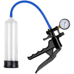 Penis Pump Hand Held With Pressure Gauge Male Sex Toys Pumps & Enlargers With Dial Transparent Visual Penile Enlarger Adult Toy To Enlarge Penises Erection Cock Enlargement Tool (B)