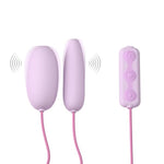 Mini Remote Control Vibrator for Women - 2-Headed Egg Vibrator with Super Strong Vibration Modes