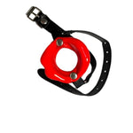 Opening O Ring Mouth Gag Soft Silicone Red Lips Shaped Adjustable Muzzle Gag Pu Leather Strap On Bdsm Sex Toy Harness Restraints Gear Fetish Adult Oral Game