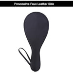 Satin And Faux Leather Spanking Paddle For Adult Sex Toys, Bondage Sexual Paddles Bdsm Set