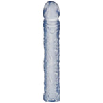 Doc Johnson Crystal Jellies - 10 Inch Classic Dong - for Adults Only, Clear