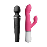 Domi 2 Wand Massager Vibrator Adult Sex Toys & Game+ Nora Rabbit Clitoral & G-Spot Vibrator For Couple Play