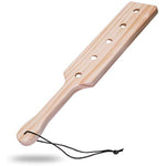 14Inch Wood Spanking Paddle For Adult Sex Toys, Wooden Paddle With 5 Airflow Holes For Bdsm Sex Play