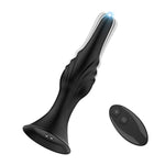 Rechargeable Waterproof Prostate Massager with Horn Base for Beginners and Advanced Users