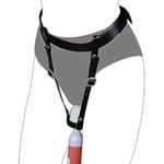 Leather Chastity Pants For Woman Gay Underwear Bedroom Bdsm Toys Female Chastity Belt Sexy Thong For Adult Play Hog Ties Restraint Sm Sex Toys For Couple