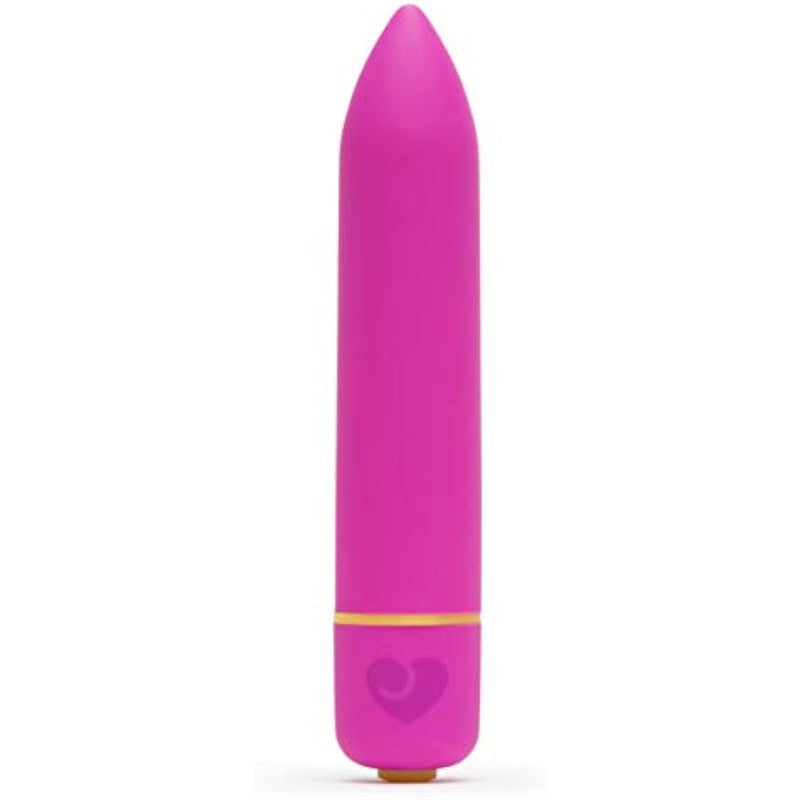Excite Bullet Vibrator - 3.5 Inch Powerful Mini Bullet Massager - 10 Function Quiet Bullet Vibrator For Women - Waterproof - Pink