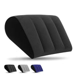 Portable Inflatable Wedge Pillow For Traveling - Wedge Pillow For Sleeping,30S Blow Up Small Inflatable Wedge Body Positioner,Lightweight Bed/Leg/Hip/Ankle Elevation Pillows,Under Knee Pillow,Black