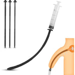 Urethral Sounds Set Silicone Plug Urethra (With Syringe), Urethral Dilator Urethral Masturbator Male Sex Toys