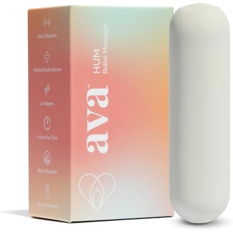 Bullet Hum Vibrators For Women | Mini Vibrator Sex Toys | Clitoris Vibrator | Personal Massager | Waterproof Vibrators | Adult Toys | Gifts For Women | Bullet - Off White