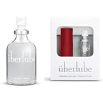 Überlube Home And Travel Bundle | Red Travel Lube Kit Latex-Safe Natural Silicone Lube With Vitamin E, Unscented, Flavorless, Zero Residue, Works Underwater - 55Ml + 15Ml Red Kit