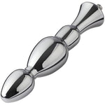 6.15” Metal Bead Anal Dildo, Smooth Aluminium Anal Wand With Kliclok System For Premium Sex Machine