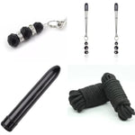 Bdsm Restraints Sex Toys 18Pc Bondage Restraints Set Fetish Bed Restraints Kits For Beginners Light Sm Adult Games Safe Bdsm Cuffs Nipple Clamps Flogger Ball Gag Blindfold Rope Black Cosplay