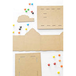 5 Pack Cardboard Craft House Kits for Kids, Classroom & Family DIY Activity