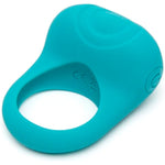 Ignite Vibrating Cock Ring - Stretchy Silicone Penis Ring - Beginner Friendly 20 Function Stimulator Couples Sex - Rechargeable - Waterproof - Turquoise