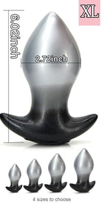 Tapered Anal Plug Wearable Butt Plug Dilator 6.02 x 2.72 inch Sex Toy (XL)
