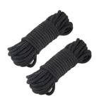 2 Pack Soft Cotton Rope 32 Feet 10M Bdsm Shibari Bondage Rope Restraint Kits Adult Sex Toys For Women Couples (Black)
